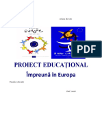 1 Proiect Educational Ziua Europei