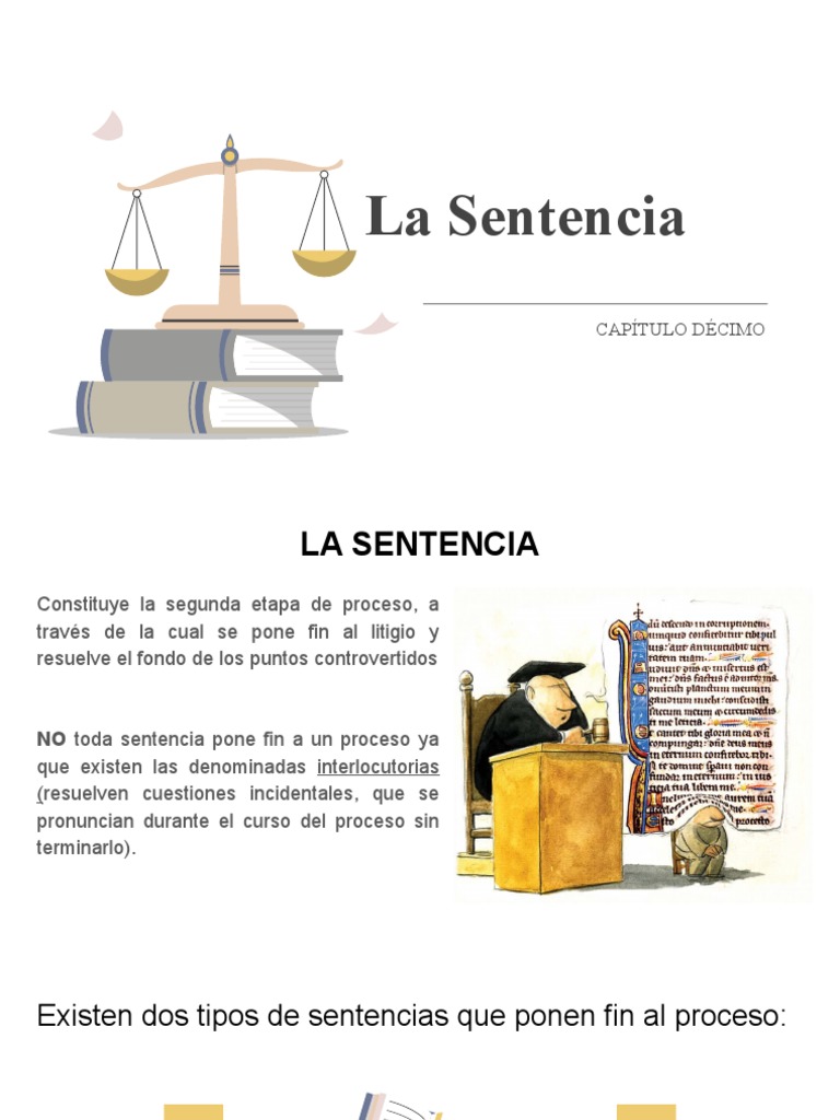 Estructura y Tipos de Sentencias | PDF | Sentencia (ley) | Judicaturas