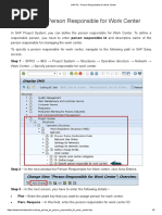 SAP PM Work Center Management Guide | PDF
