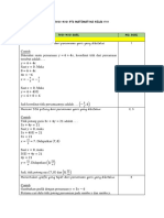 Kisi - Kisi PTS MTK Kelas 8 PDF