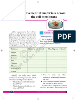 Movement of Materials Across the Cell Membrane