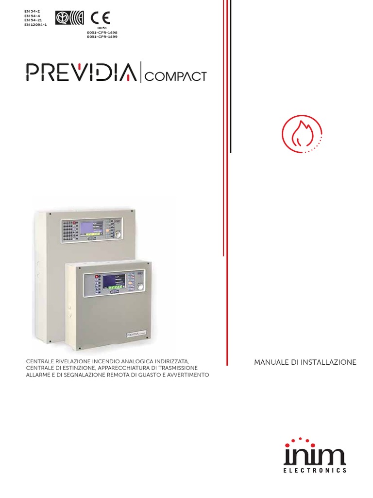 Previdia Compact - Manuale Di Installazione | PDF