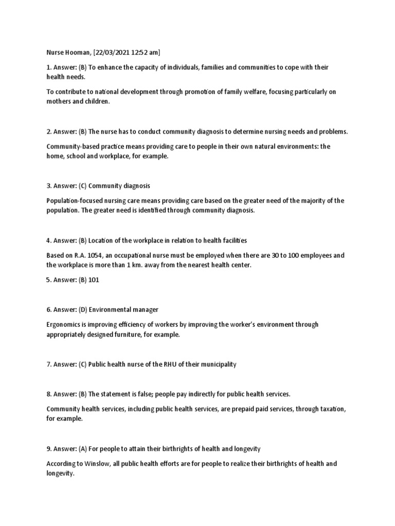 Nurse hooman answer pdf science mathematics