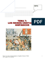 Tema 7 Los Reinos Cristianos Hispanicos Alumnos