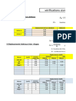 Vérification Sismique Bloc 1