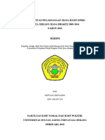 Efektivitas Pelaksanaan Masa Reses DPRD Kota Serang Masa Bhakti 2009-2014 Tahun 2013