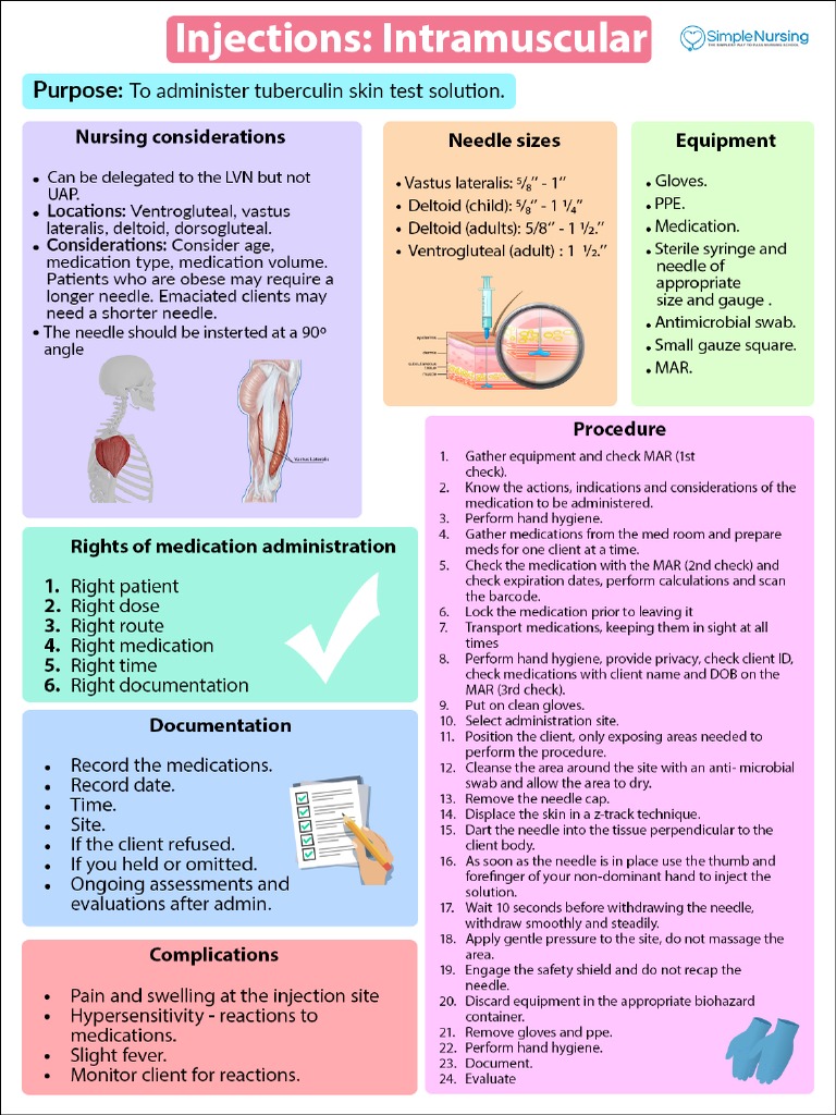 Intramuscular Injections PDF | PDF