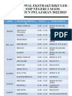 Jadwal Ekstrakurikuler