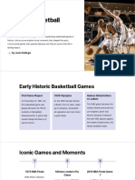Historic Basketball Games