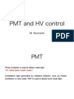 PMT and HV Control: M. Nomachi