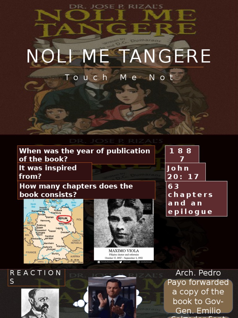 Chapter 9 Noli Me Tangere PDF | PDF