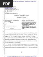 Righthaven v. Hoehn - Plaintiff Righthaven LLC's Motion for Stay of Judgment Pending Appeal