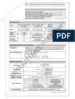 Equations and Matrices - Summary Notes