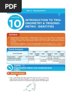 G-10 Introduction To Trigonometry 2022-23 PDF