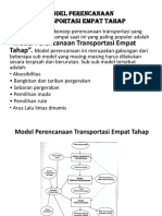 Model Transportasi Empat Tahap
