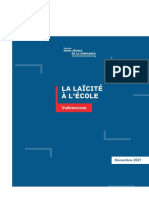 La Laïcité À L'école Vademecum PDF