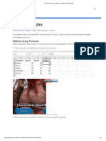 Array Formulas: Excel Easy