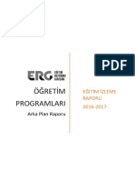 Öğreti̇m Programlari Arka Plan Raporu