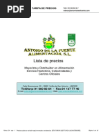 Precios Promedio de Productos Alimenticios | PDF | Refresco | Té