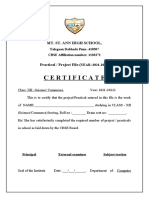 Certificate PRFILE