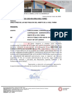 Of 023 Reunión Directores Contrata de Plazas Del Del 276 en Tarma - 2023 PDF