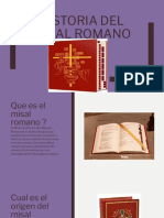 Historia Del Misal Romano