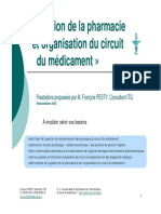 Plaquette F PESTY Prestation Pharmacie Et Circ-Med 2010