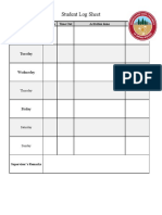 Student - Log - Sheet