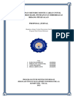 Proposal Jurnal Statistik - Kelompok D - Sistem Informasi - 021721