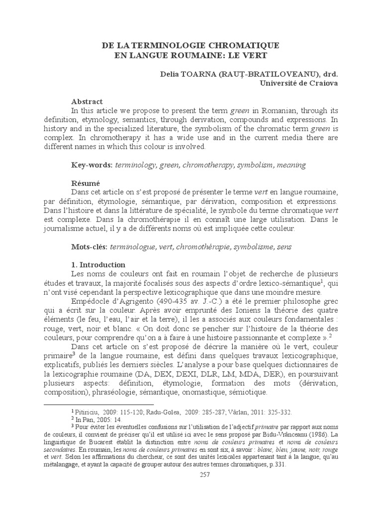 Définition du terme 