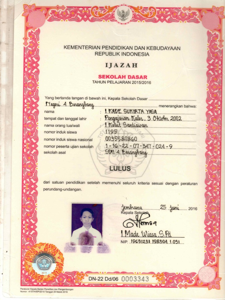 Ijasah sd pdf