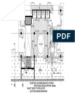 Commercial building floor plan layout and structural details