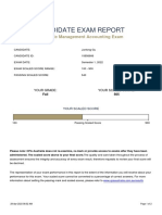 Exam Feedback - Strategic Management Accounting PDF