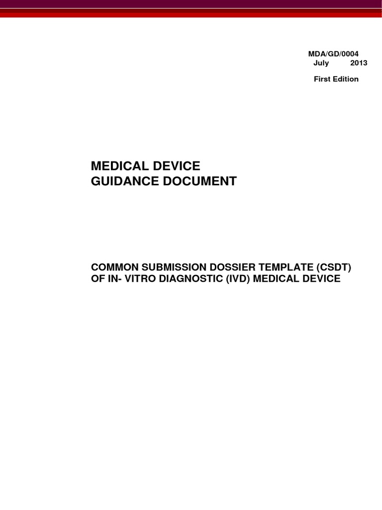 CSDT for IVD Medical Devices Guide | PDF | Sensitivity And Specificity ...