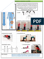 Calentamiento, estiramiento y rutinas de entrenamiento ABC