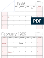 January - December 1989-2