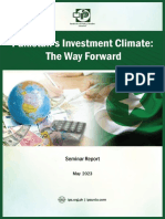 Pakistan's Investment Climate: The Way Forward