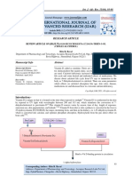 Review Article On (3î',5z, 7e) - 9,10-Secocholesta-5,7,10 (19) - Trien-3-Ol (Cholecalciferol)