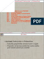 Bölüm 20- Virtual(Sanal) Fonksiyonlar ve Polimorfizm