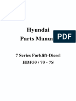 Parts Manual HYUNDAI HDF50-70 - 7S