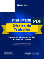 E-Book Correção Da Prova 36º Exame de Ordem