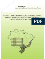 Manual de Instalação e Medição de Parcelas Permanentes Dos Biomas Mata Atlântica e Pampa