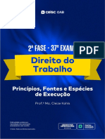 E-Book Princípios Fontes e Espécies de Execução - Prof. Cleize Kohls