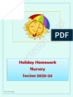 Holiday Homework Nursery