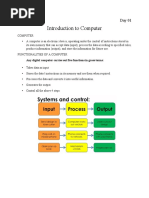 Fundamentals of Computer