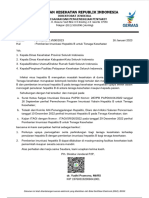 SRT Imunisasi Nakes Ke Kadinkesprov DLL PDF