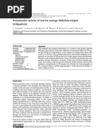 Download Antiamoebic activity of marine sponge Haliclona exigua by mir misbahuddin SN6439885 doc pdf