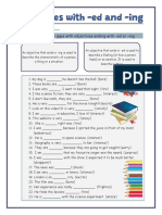 Adjectives With Ed and Ing Grammar Drills Grammar Guides - 137543