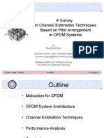 Channel Estimation Techniques in OFDM Systems
