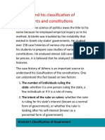 Aristotle Views On Constitution PDF